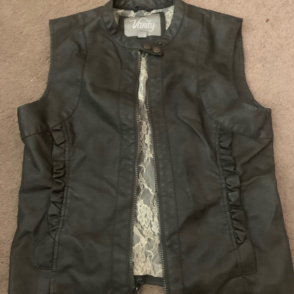 Vanity Faux Leather Vest